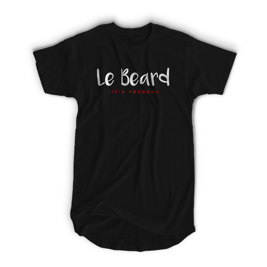 Le Beard Crew (BLACK) Tee - Wings Out