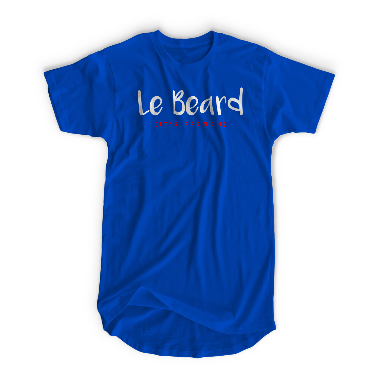 Le Beard Crew (BLUE) Tee - Wings Out