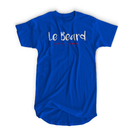 Le Beard Crew (BLUE) Tee - Wings Out
